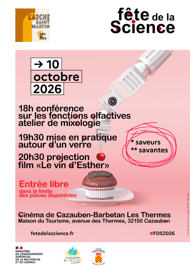 affiche Fête de la Science 2026 à L'Arche Saint-Martin